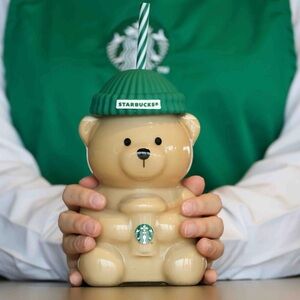 Starbucks Bearista Glass Cold Cup (Bear Cup) – 20oz